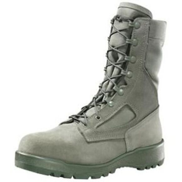 Belleville Combat Boots 650 Steel Toe Military Flight Green Gore-Tex Size 15R - Picture 1 of 16